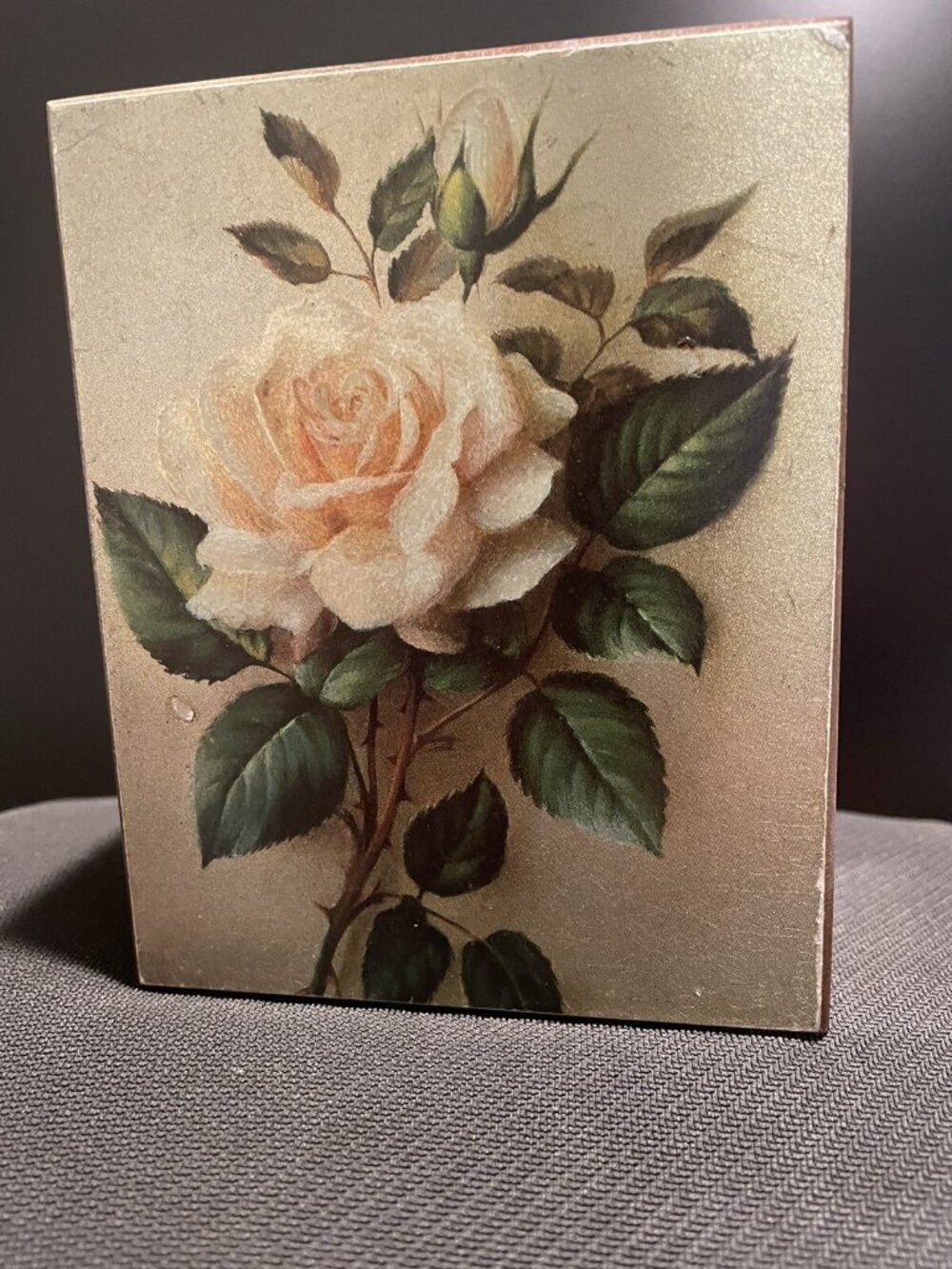 Cedar Trinket Flower Box Atlantic City NJ Souvenir Cedar Trinket Flower Box